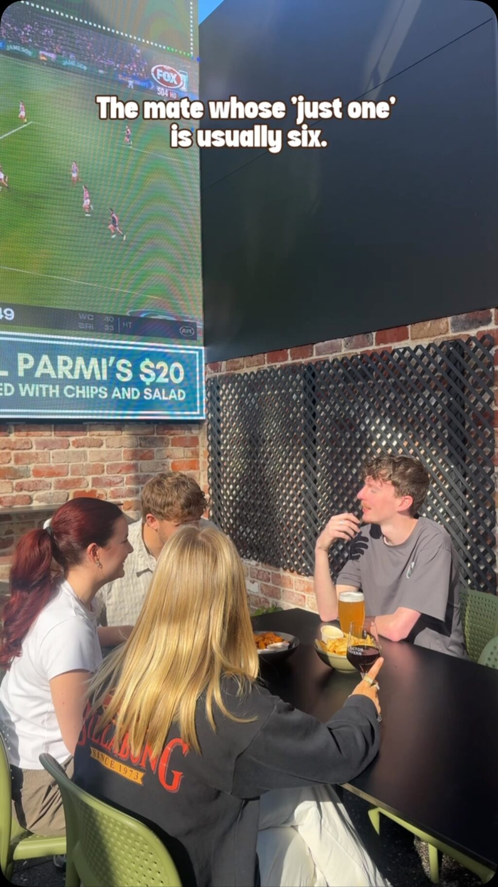 Instagram post from bictontavern. This post is in position 1.