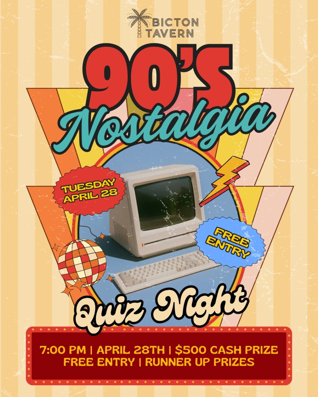 Instagram post from bictontavern. This post is in position 1.